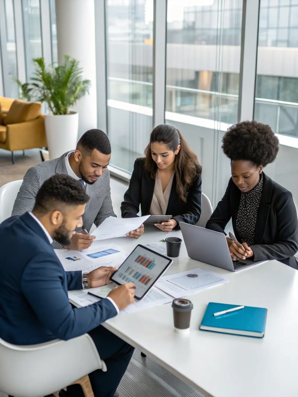 A team of professionals consistently applying learned skills in a simulated work environment, demonstrating sustained high performance.