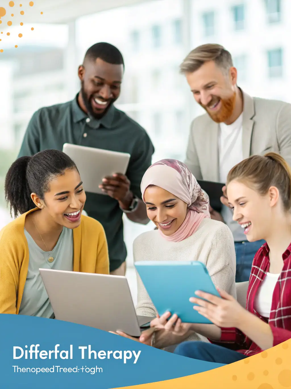 A diverse group of employees actively participating in a communication exercise, highlighting improved interpersonal skills and clarity.